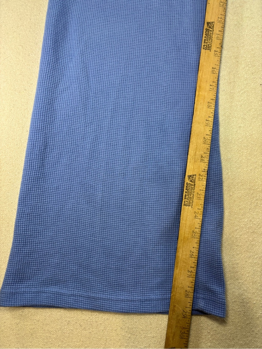 Comfrt Allure Blue Waffle Lounge Set 2XL Periwinkle Matching Cozy Athleisure - Picture 11 of 12